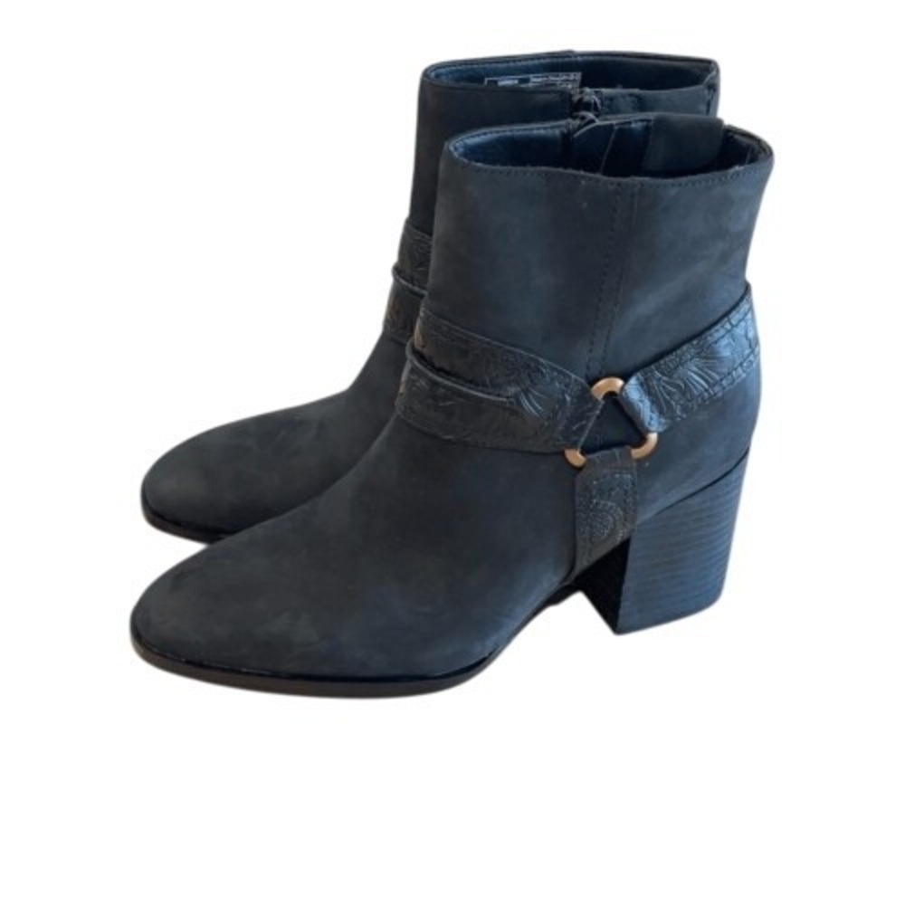 Vionic Carnelia Bootie Boot Women Size 6.5 Black Water Resistant Heel‎